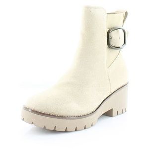 Blondo Waterproof Dahlia Boot Suede Chunky Stole Buckle Size 6